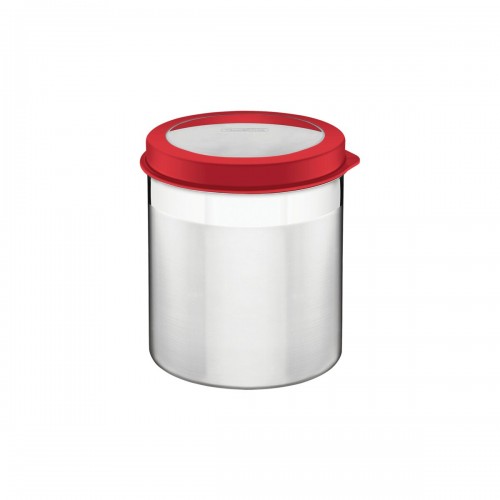 Pote con Tapa Tramontina Cucina Inox 18cm 5,2L Rojo