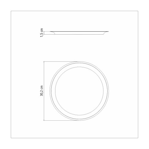 Bandeja Tramontina Service 61413 Redonda Inox. 30cm