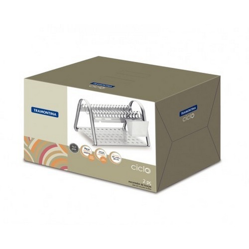 Escurridor de Cubiertos Tramontina Inox Blanco