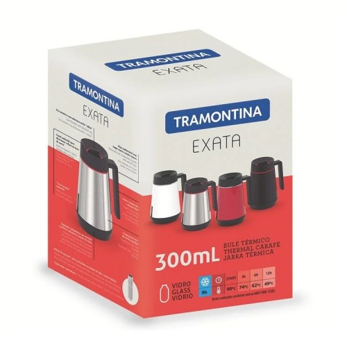 Termo Tramontina Exata 61644 Ampolla Vidrio 300ml Blanco