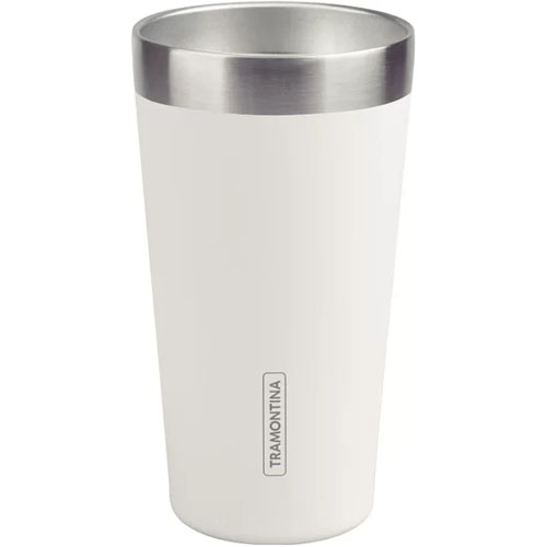 Vaso Termico sin Tapa Tramontina Exata 61646 420ml Blanco