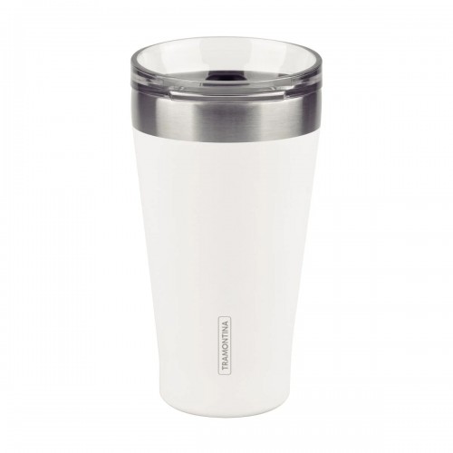 Vaso Térmico para Cerveza Tramontina Exata 550ml Blanco