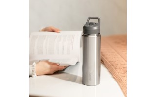 Botella de Agua Térmica Tramontina 61649 650ml Inox. Botella de Agua Térmica Tramontina 61649 650ml Inox.