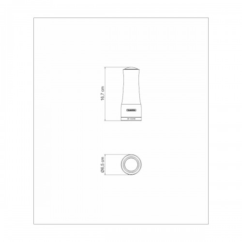 Molinillo para Sal Pimienta Tramontina Realce Acrílico