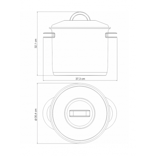 Olla Tramontina Solar 62508 28cm 15,8L