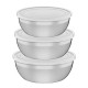 Bowls con Tapa Tramontina Freezinox 64220 3pzs Blanco