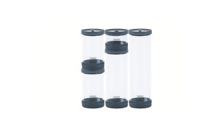 Envases para Alimentos Tramontina Purezza Vidrio 5pzs Envases para Alimentos Tramontina Purezza Vidrio 5pzs