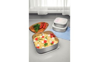 Envases para Alimentos Tramontina Freezinox 64220 3pzs Envases para Alimentos Tramontina Freezinox 64220 3pzs