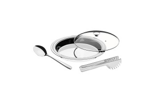 Bandeja, Pinzas y Cuchara para Servir Tramontina Ciclo 3pzs Bandeja, Pinzas y Cuchara para Servir Tramontina Ciclo 3pzs