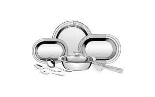 Juego para Servir Tramontina Ciclo 64510 Inox 8pzs Juego para Servir Tramontina Ciclo 64510 Inox 8pzs