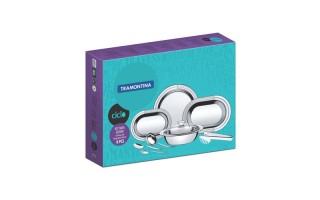 Juego para Servir Tramontina Ciclo 64510 Inox 8pzs Juego para Servir Tramontina Ciclo 64510 Inox 8pzs