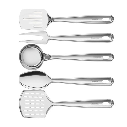 Espátulas de Cocina Tramontina Extrata 66815 5pzs Inox.