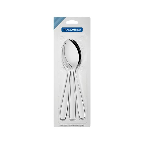 Cucharas Tramontina 66950 Inox. 25cm 3u