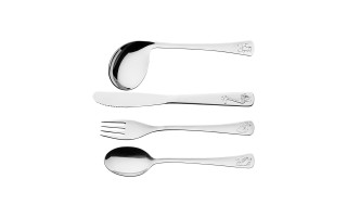 Cubiertos Infantiles Tramontina Baby 66970 Inox. 4pzs Cubiertos Infantiles Tramontina Baby 66970 Inox. 4pzs
