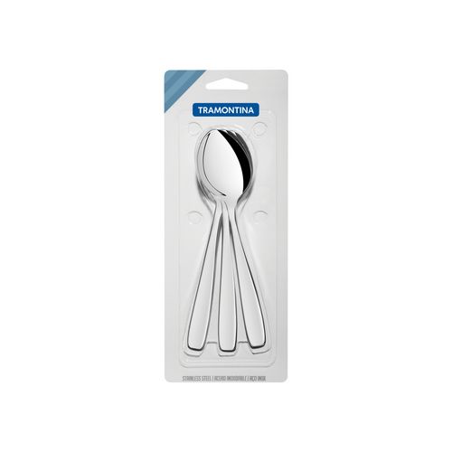 Cucharas p/ Postre Tramontina 66950 Inox. 3u