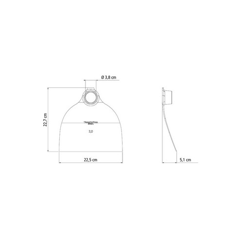 Azada Tramontina 77218 Liviana 2.0 23cm sin mango