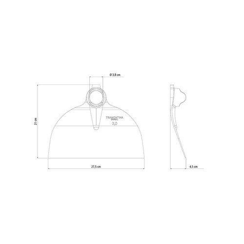 Azada Tramontina 77250 Pesada 2.0 28cm sin mango