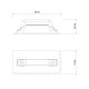Llana Dentada Tramontina 77372 8mm Metal 24x12cm Llana Dentada Tramontina 77372 8mm Metal 24x12cm