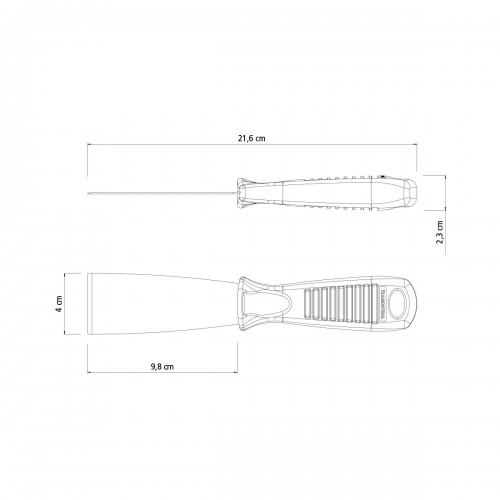 Espatula Rigida Tramontina m:plastico 4cm