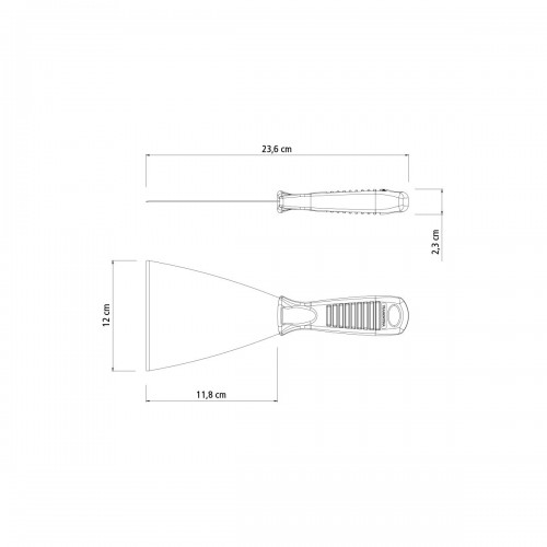 Espátula Rígida Tramontina Mango Plástico 12cm