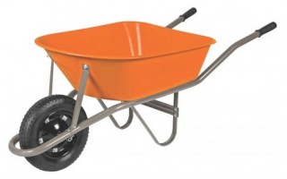 Carretilla Tramontina 77717 Plastica Rueda Inflable Naranja 55L Carretilla Tramontina 77717 Plastica Rueda Inflable Naranja 55L