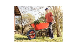 Carretilla Tramontina 77717 55L Rueda Maciza Naranja Carretilla Tramontina 77717 55L Rueda Maciza Naranja