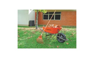 Carretilla Tramontina 77717 Plastica Rueda Inflable Naranja 55L Carretilla Tramontina 77717 Plastica Rueda Inflable Naranja 55L