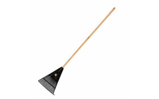 Escoba de Jardin Tramontina 77850 Plastica 18di con mango Escoba de Jardin Tramontina 77850 Plastica 18di con mango