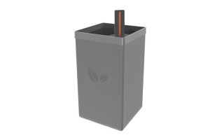 Maceta Autoirrigable Tramontina 13x13cm Gris Maceta Autoirrigable Tramontina 13x13cm Gris