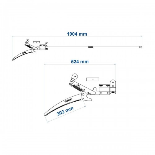 Serrucho para Podar Ramas Altas Tramontina 78380 150cm