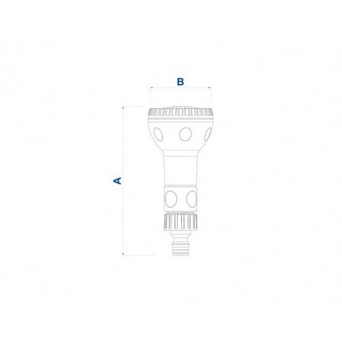 Ducha p/ Riego Regulable Tramontina 1/2"