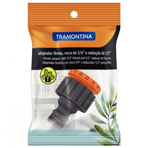 Adaptador Hembra p/ Canilla Tramontina 78502 3/4x1/2"