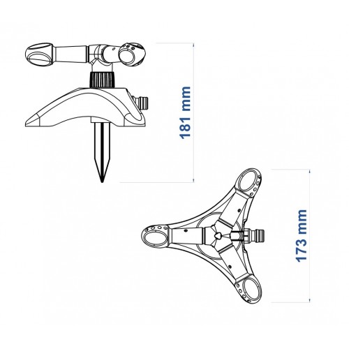 Regador Tramontina 78529 Giratorio Plastico