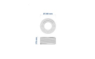 Manguera para Riego Tramontina 79170 Flex 1/2" x50m Manguera para Riego Tramontina 79170 Flex 1/2" x50m