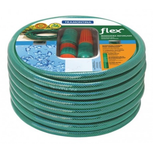 Manguera para Riego Tramontina Flex 1/2" x25m Verde