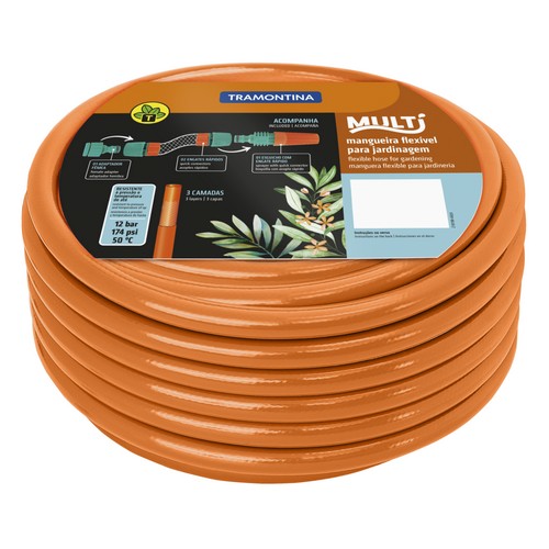 Manguera para Riego Tramontina 79212 1/2" 25m Naranja