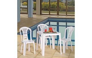 Silla Tramontina Laguna 92014 Plástico Blanco Silla Tramontina Laguna 92014 Plástico Blanco