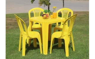 Mesa Tramontina Tambau Amarillo Mesa Tramontina Tambau Amarillo