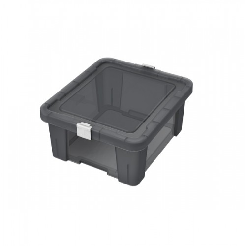 Contenedor Organizador Tramontina 92550 40x35x18cm Ahumado