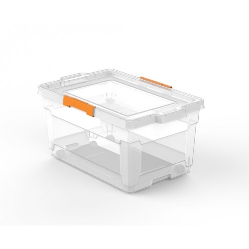 Contenedor Organizador Tramontina 60L 70x45x34cm Trans