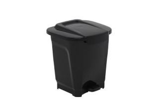 Basurero Tramontina 92811 Plastico Pedal 15L Negro Basurero Tramontina 92811 Plastico Pedal 15L Negro