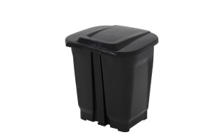Basurero Tramontina 92811 Plastico Pedal 15L Negro Basurero Tramontina 92811 Plastico Pedal 15L Negro