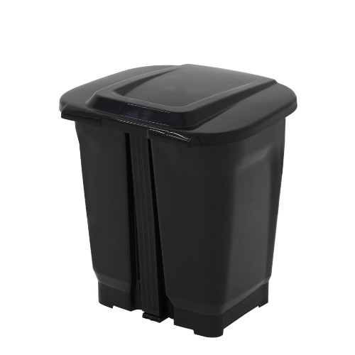 Basurero Tramontina 92811 Plastico Pedal 15L Negro