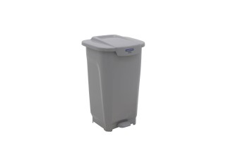 Basurero Tramontina 92813 Plastico Pedal 50L Gris Basurero Tramontina 92813 Plastico Pedal 50L Gris