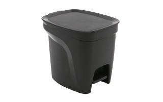 Basurero Tramontina 92851 Plastico Tapa Pedal 7L Negro Basurero Tramontina 92851 Plastico Tapa Pedal 7L Negro