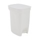 Basurero Tramontina 92852 Plastico Tapa Pedal 10L Blanc