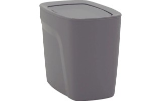 Basurero Tramontina 92862 Plástico 6,5L Gris Basculante Basurero Tramontina 92862 Plástico 6,5L Gris Basculante