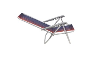 Silla Reclinable Tramontina Bali Alum. Azul 4 posiciones