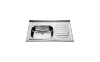 Pileta Tramontina 93410 1c. Izq. Rectangular 80x50cm Pre pulido Pileta Tramontina 93410 1c. Izq. Rectangular 80x50cm Pre pulido