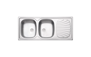 Pileta Tramontina 93880 2c. Rectangular 116x50cm Pulido Pileta Tramontina 93880 2c. Rectangular 116x50cm Pulido